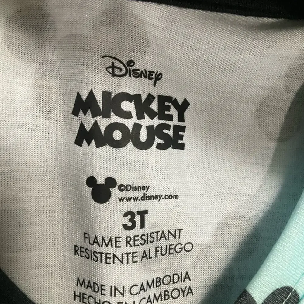 Disney Girl’s Pajamas Sleepwear Set Blue Size 3T NWT - Picture 3 of 3